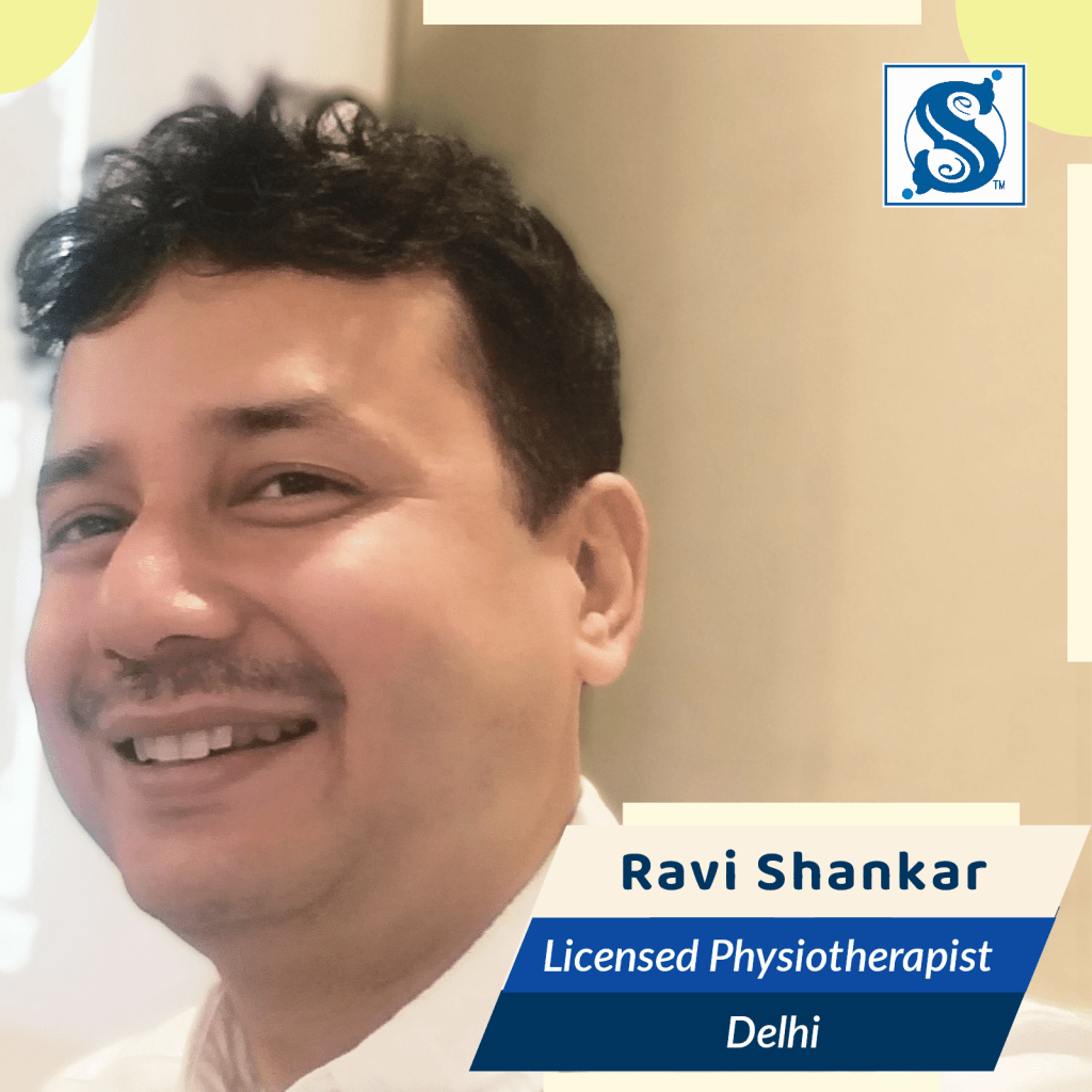 Ravi Shankar is a licensed physiotherapist in Delhi and founder of Sugar Den- The Physiotherapy Clinic, at Janakpuri, in West Delhi.